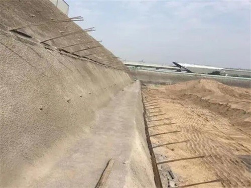 明光河道边坡加固
